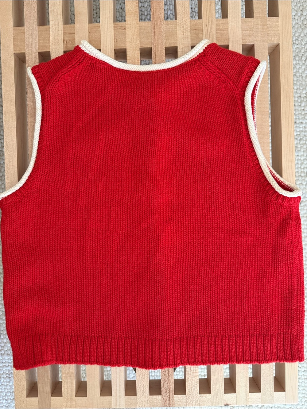 Alex Mill Bridget Tipped Sweater Vest - Picture 8 of 8